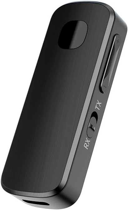 Coverzone Bluetooth 5.4 Kablosuz Ses Verici ve Alıcı M18 – TX RX AUX Adaptör, TV PC Araç Hoparlör için Wireless Audio Transmitter Receiver, Type-C Şarjlı 150mAh | M18