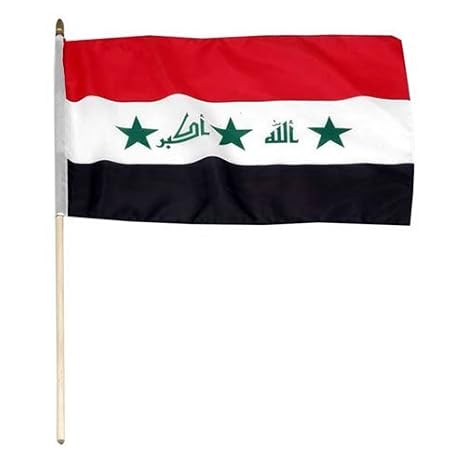 Us Flag Store イラク国旗、12 x 18インチ