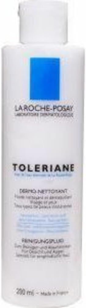 LA Roche POSAY 897-06599 Toleriane Dermo-nettoyant Visage & Yeux 200 ml for Adults, Designed for Everyday use, 200 ml