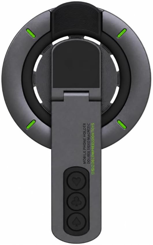 Coofbe 3'ü 1 Arada MagSafe Uyumlu Manyetik Telefon Tutucu, 360° Döner 180° Katlanabilir Parmak Yüzük Tutucu, Yatay Dikey Telefon Standı