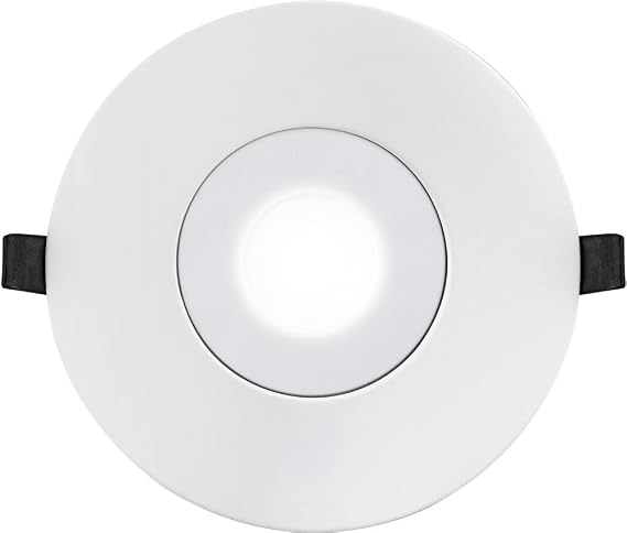 Luceco Flat Profile Bezel for FType Downlights, 95mm – 165 mm Diameter, Matt White [Energy Class A]