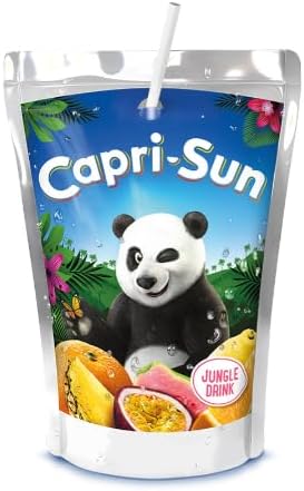 Jungle Fruit Juice Drink 200ml x10 Tropical Flavoured Refreshing Beverage Multipack Kids Lunchboxes Parties