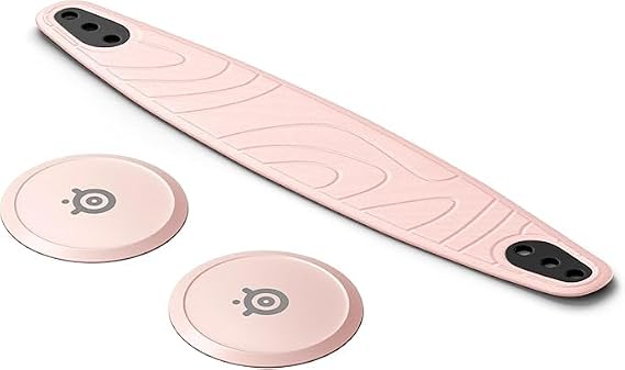 Steelseries Arctis Nova Booster Pack Rose Quartz - Oyun Kulaklığı Aksesuarı - İki Renkli Naylon Kafa Bandı - Benzersiz Metalik Hoparlör Plakası İmitasyon Koleksiyon Parçası ile Kişisel