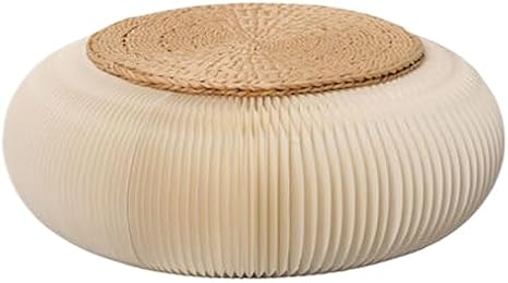 Creative Low Stools, Folding Round Stools, Small Unit Furniture Paper Futon Stools,D [Energy Class A]