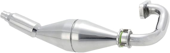 High Performance RC Upgrade Exhaust Joint for HPI 1:5 Baja 5B/5bss - Enhanced Power and Durability, Silver7