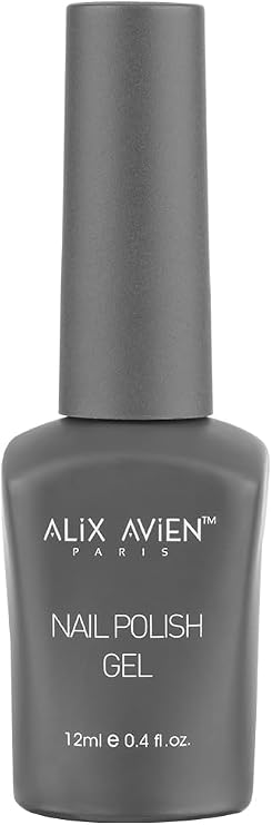 ALIX AVIEN Koyu Kırmızı Kalıcı Oje 100-Yoğun Renk Veren Jel Oje 12 ml-Nail UV Gel Polish 100