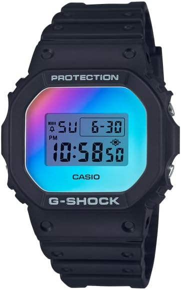 Casio G-Shock DW-5600SR-1 Wristwatch, Overseas Model