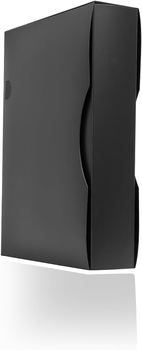 Arpan A4 Presentation Display Book, File Folder with 150 Pockets 300/Sides, Storage Case Portfolio Folder with Plastic Sleeves, Poly Pocket (Black, 1)