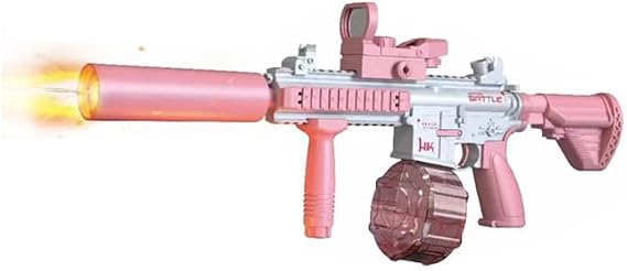 Water Gun, Electric Water Gun, Electric Fire, Water Gun, High Speed Continuous Fire, Super Strong Distance, Approx. 3.9 - 39.4 ft 10 - 15 m, 500 mL Large Capacity, M416/QBZ95, Super Strong Distance,