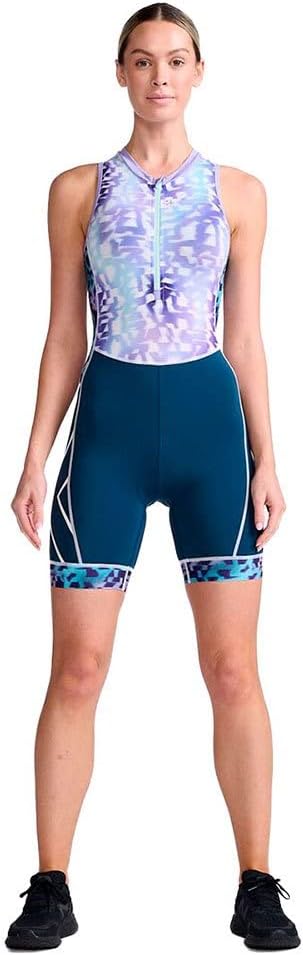 2XU Womens Core Trisuit Moonlight/White,L