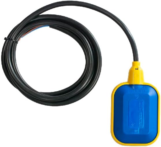 Key Float Switch, Water Level Sensor Press Control for Pump with Counterweight, for Clean and Dirty Water, Flood Sensor, Made in Italy (3 m Cable)