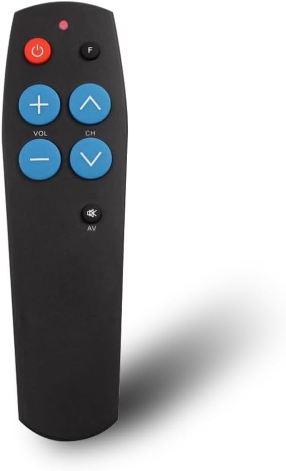Universal Big Button TV Remote Control for Elderly Senior with Dementia, Easy Simple Jumbo Key Replacement Remote for Major Brands Television like Panasonic Sharp Sony Samsung LG