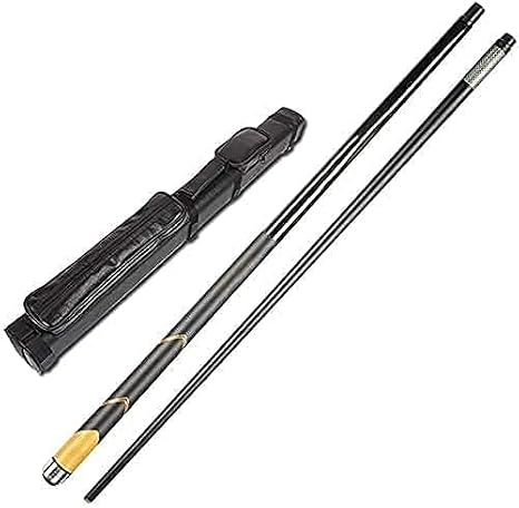 ZHANGZONG billar taco billar palos de billar palos de billar profesional 58 Inches 19-20 Oz 1/2 Jointed Maple Billiard Pool with 11.8Mm Tips and Storage Bags(Color:Black;Size:Rod Bag 1)