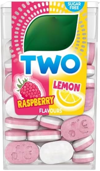 Two Lemon Raspberry Flavours 38.5g (Pack of 16) "A symphony of flavors" For All Occasions