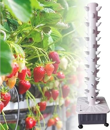 Garden hydroponic vertical tower 15-story 45-hole hydroponic tower hydroponic planting system hydroponic symbiotic planting hydroponic vertical planting