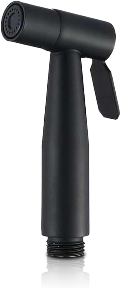 Bidet Sprayer for Toilet,Stainless Steel Handheld Bidet Spray Tap,Hand Bidet Shower Head for Bathroom Hygiene Diaper Cleaning Pet Bathing,Standard G1/2 Inch Interface(Black)