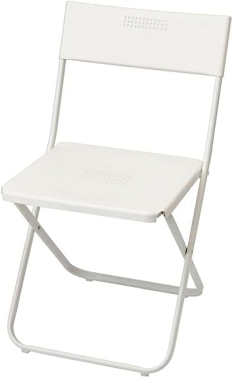 IKEA Fejan Katlanabilir Sandalye, Beyaz, 44x42x89 cm