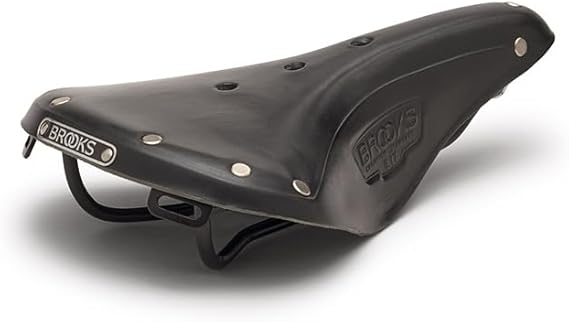 Brooks England B17 Bike Saddle - Handmade Leather Bike Seat (Steel, Titanium, Copper)