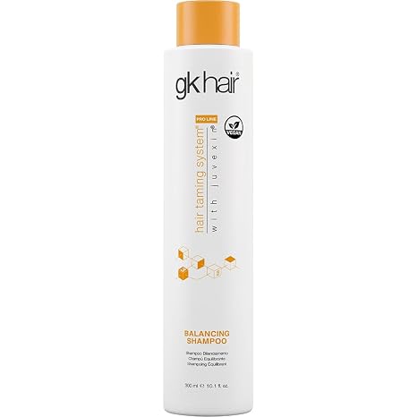 GK HAIR Global Keratin Balancing Shampoos klärend für fettiges Haar Tiefenreinigung stellt den pH-Wert wieder her ideal für überverarbeitetes