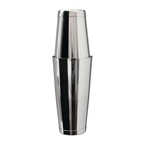 Beaumont DF225 Stainless Steel Mezzlar Tin On Tin Boston Cocktail Shaker