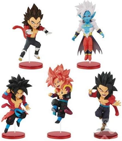 Super Dragon Ball Heroes World Collectible Figures Vol. 3, Set of All 5 Types