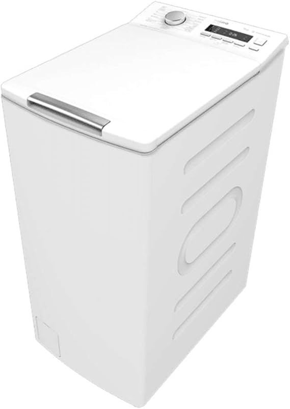 Cecotec Toplader-Waschmaschine 8 kg Bolero DressCode Top Max 80 Inverter A. 1900W programmierbare 1300 U/min 16 Programme niedriger Energieverbrauch Inverter Plus Motor Dampfreinigung DelayStart [Energy Class A]