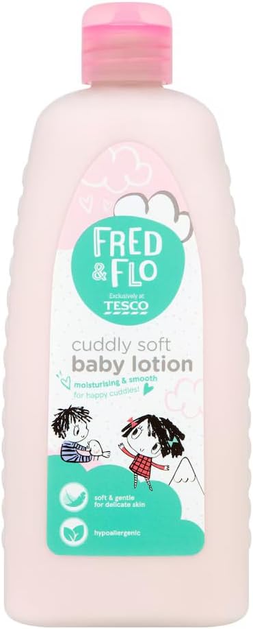 Fred & Flo Baby Bath Bundle 500ml – Wash, Bath, Shampoo & Lotion (Fred & Flo Baby Lotion 500Ml)