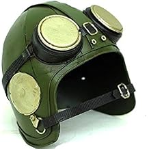 Dekoratif Metal Pilot Kaskı Biblo Vintage Ev Ofis Hediyelik