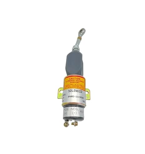 Fuel ShutOff Solenoid Throttle Controls Solenoid B4002-1115030 Solenoid Valve Fit For Yucai 24V 12V Fit For Excavator PC60-7 PC120-7 PC200-7(12V)
