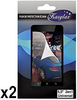 Seluxion Universal Cutting – Pack Of 2 Screen Protection Films D & # 39; s for Max 12 cm x 8.2 cm for Huawei P8