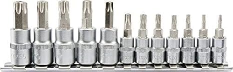 Yato YT-04332 ビットソケットセット Ph付き スロット付き スプライン ハンドツール ソケットビット 六角ソケット レンチソケット 産業工具 プロツール 機械工具 自動車工具 12個セット