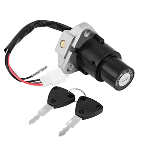 Baceyong 1pc Ignition Switch Lock Keys, Motorcycle Ignition Key Compatible with Yamaha DT125R DT125RH DT125RN DT200R TZR250 XT350 XT500T XT600EH XT600EN