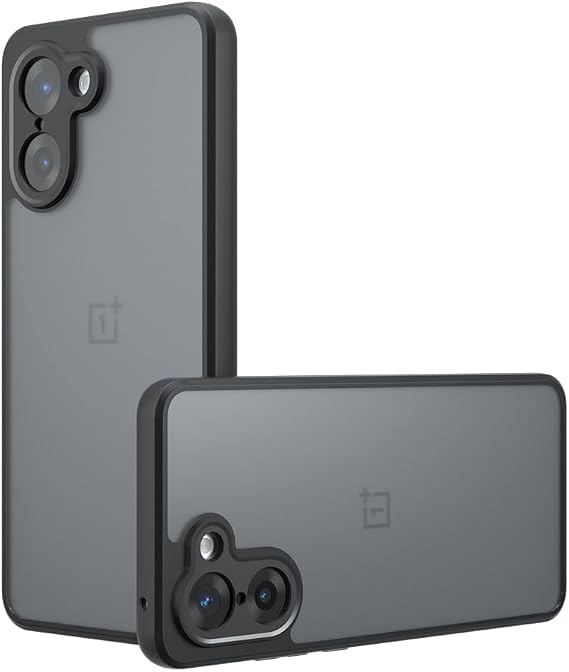 Matte Case for OnePlus Nord CE5 5G, Shockproof Military Grade Drop Protection, Frosted Translucent Skin-Touch Hard Back Slim Phone Cover, Black