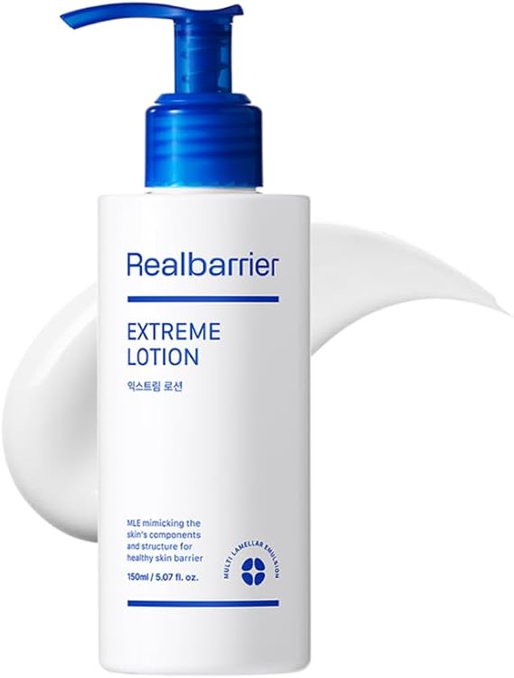 Real Barrier Extreme Lotion Face Lotion For Sensitive Skin Facial Moisturizer Skin Barrier Repair & Strengthening Facial Cream Face & Body Lotion For Extremely Dry Skin 5.07 Fl Oz (150 ml)