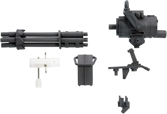 Kotobukiya MW20X M.S.G Modeling Support Goods, Weapon Unit 20, Gatling Gun, Total Length: Approx. 5.5 inches 140 mm, Non-scale, Plastic Model, Molded Color