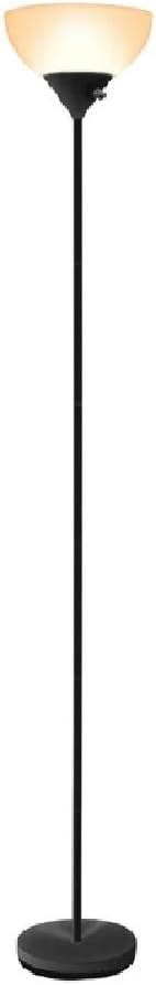 Newhouse Lighting NHFL-CH-BK Basic Charles 71" Floor Lamp for Bedroom, Living Room, Office, Reading, Includes Free LED Bulb, Black
