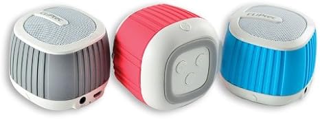 PBS242 Colour Wave Portable Bluetooth Speaker V3.0 A2DP Supported (White with colour change sleeves)