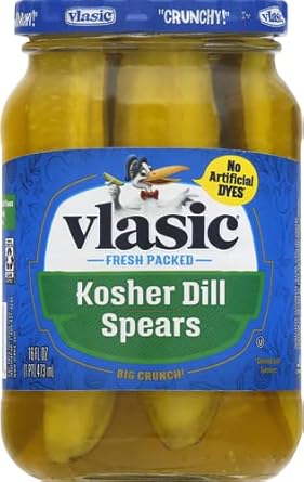 Vlasic Kosher Dill Spear Pickles 16 Oz