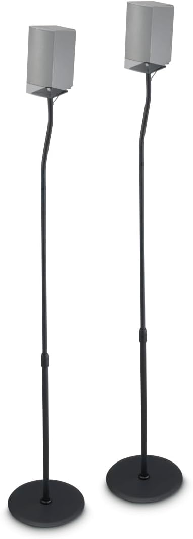 Hama Speaker Stand Height Adjustable Set of 2 75.8-120 cm Max. 5 kg