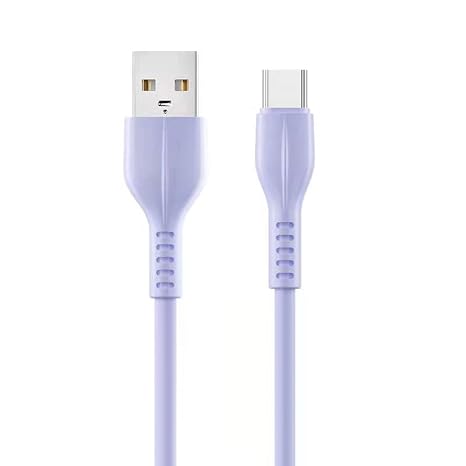 Type C Charging Cable Fast 2A Silicone USB-A to USB-C Data Sync Cord Compatible with Devices 1M 3FT Charger