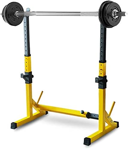 Multi-Function Weight Lifting Home Gym Fitness Indoor Fitness Squat Stands, Multifunction Barbell Squat Bench Press Rack, Adjustable Height/Width Home Power Cages, Over