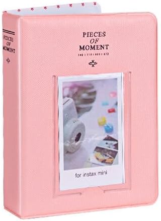 Instax Moment Polakart Fotoğraf Albümü - 65 Kapasite - 6X9 Ebat (PEMBE)
