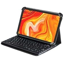 Navitech Rotational Bluetooth Keyboard Case Compatible With NOVOJOY 10" Tablet