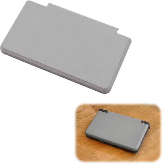 Replacement Top Cover for Retroid Pocket Flip 2 Upper Shell Case Snap-Fit Console Housing Custom Protective Faceplate for RP Flip 2 Handheld Accessories (Gray)