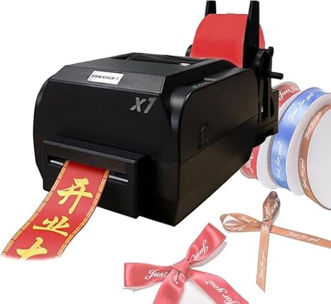 Machine Impression Ruban Satiné, Machine D'impression Sur Ruban Satin, Machine D'impression Par Gaufrage Pour Emballage, Maximum Length 400mm, Pour Emballage Cadeau (Doublerow)