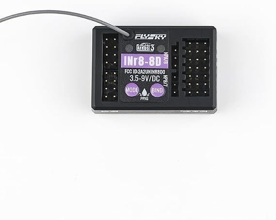 Flysky INr8-8D 2.4GHz 8CH AFHDS3 Receiver PWM PPM Ibus for RC Car