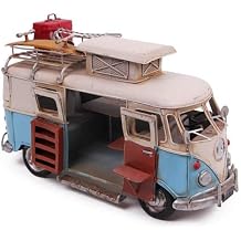 Decorative Metal Vosvos Minibus Figurine