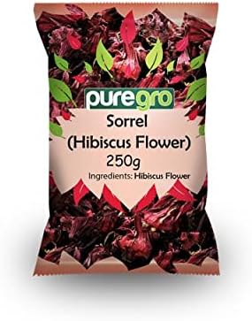 Puregro Dry Sorrel (Hibiscus Flower / Flor de Jamaica) - 250g
