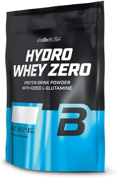 BioTechUSA Hydro Whey Zero | Gluten-Free, Sugar-Free, Fat-Free | 80% Protein Content | Fast-Absorbing |Whey Protein Complex, 454 g, Vanilla
