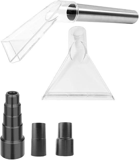 Ripclean Metal Extractor Kit for Carpet Cleaning and Interior and Automotive Detailing + 3 Vacuum Adapters